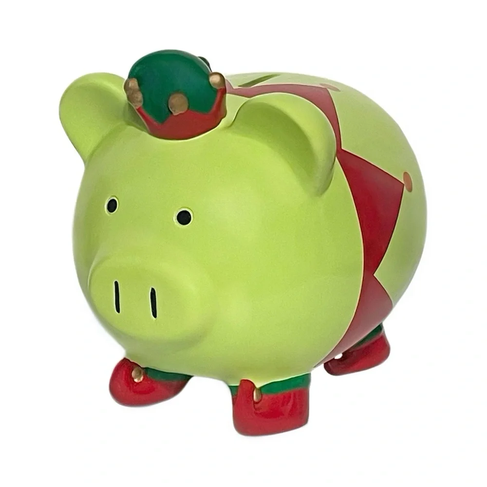 2010 Jester Pig the Target Christmas Elf Bank